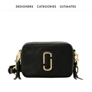 Marc Jacobs the softshot 21 camera bag black